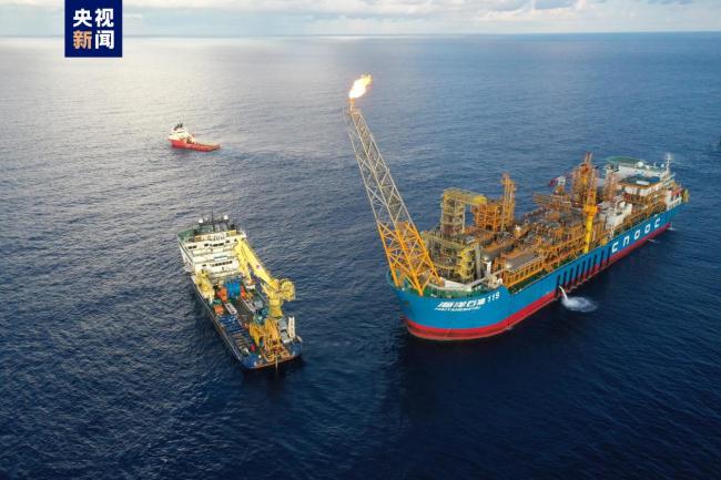 我國自主開(kāi)發深水油田(tian)群原油産量(liang)突破1000萬噸