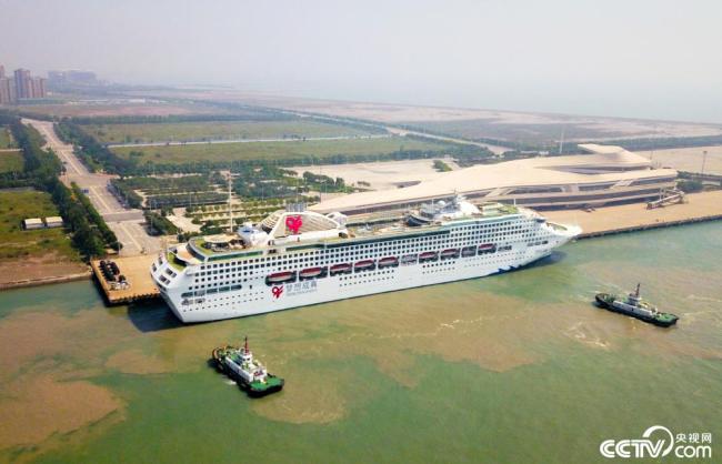 天津口岸(an)迎三年來首(shǒu)艘國際郵輪(lún)