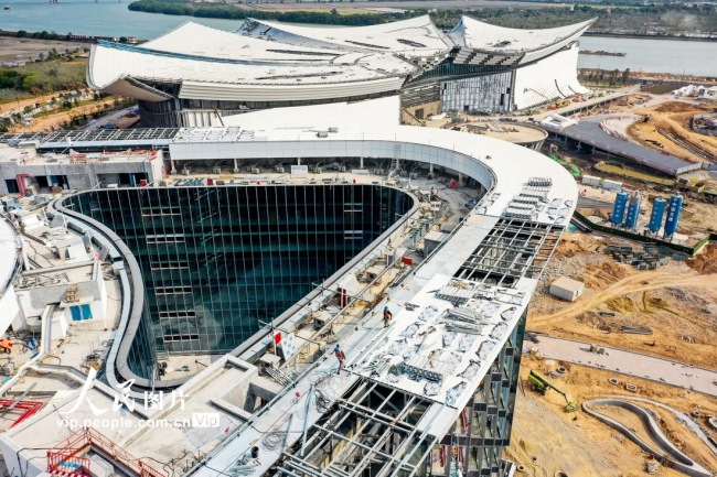 廣東(dōng)廣州：國際金(jīn)融論壇會址(zhi)建設如火如(rú)荼