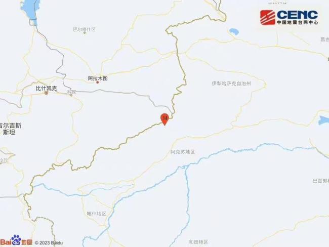 新疆阿克蘇(su)5.1級地震 網友(yǒu)稱被晃醒